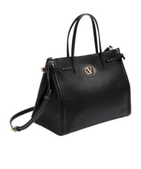Valentino Vlogo Plaque Top Handle Bag