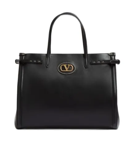 Valentino Vlogo Plaque Top Handle Bag