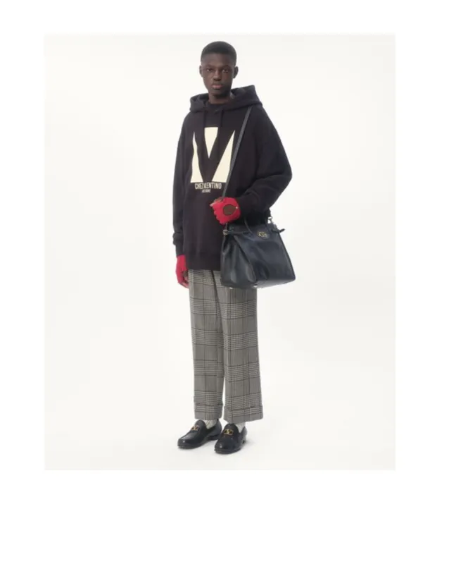 Valentino Vlogo Plaque Top Handle Bag