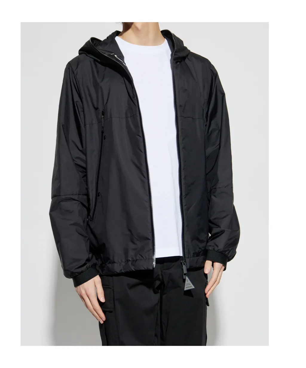 Moncler Zip-Up Hooded Jacket
