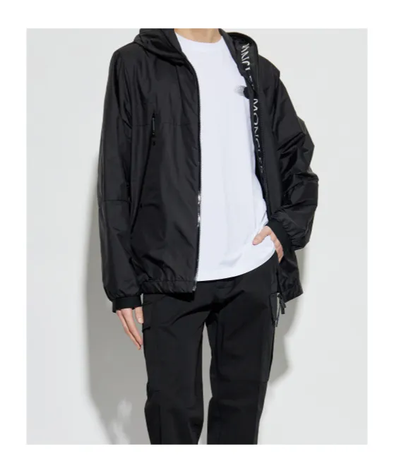 Moncler Zip-Up Hooded Jacket