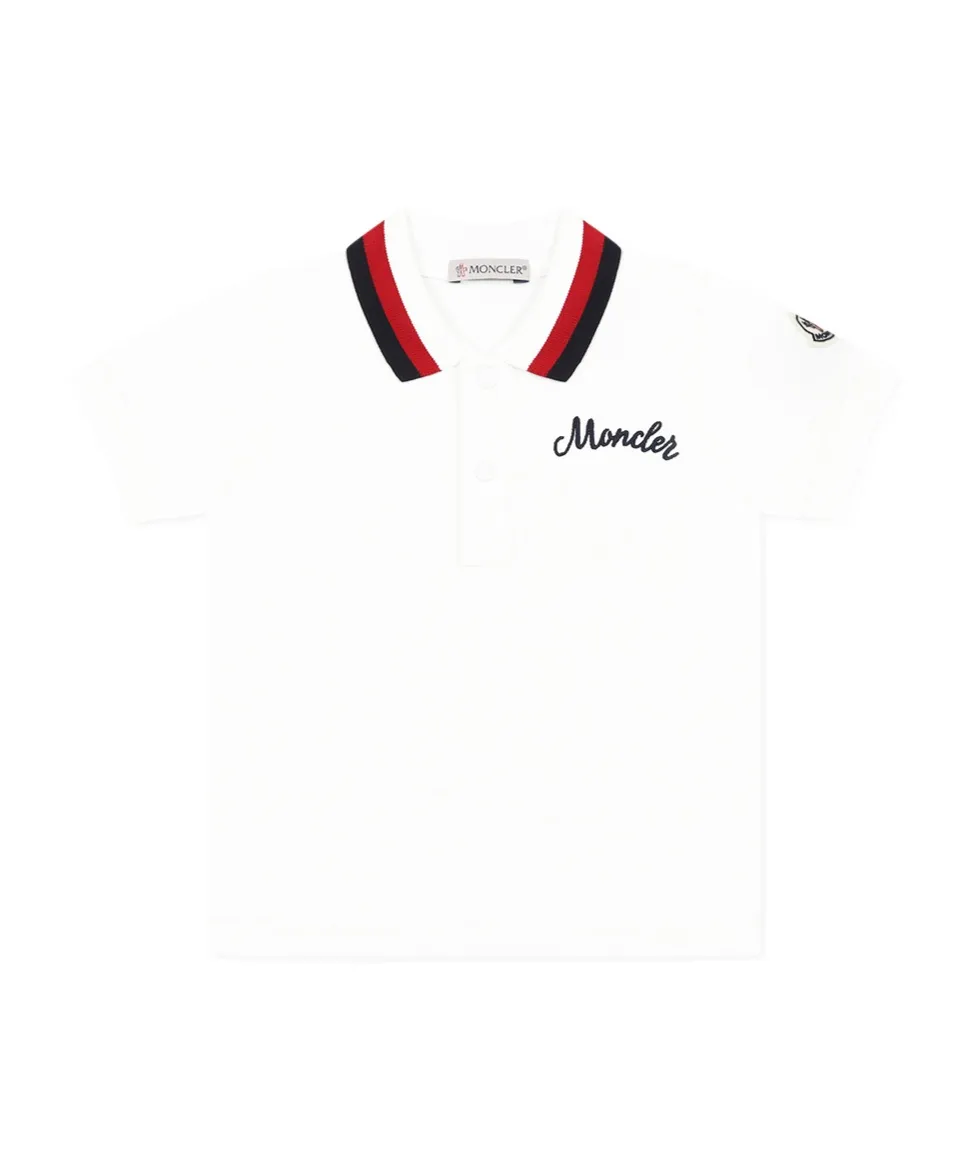 Embroidered Logo Cotton Polo Shirt