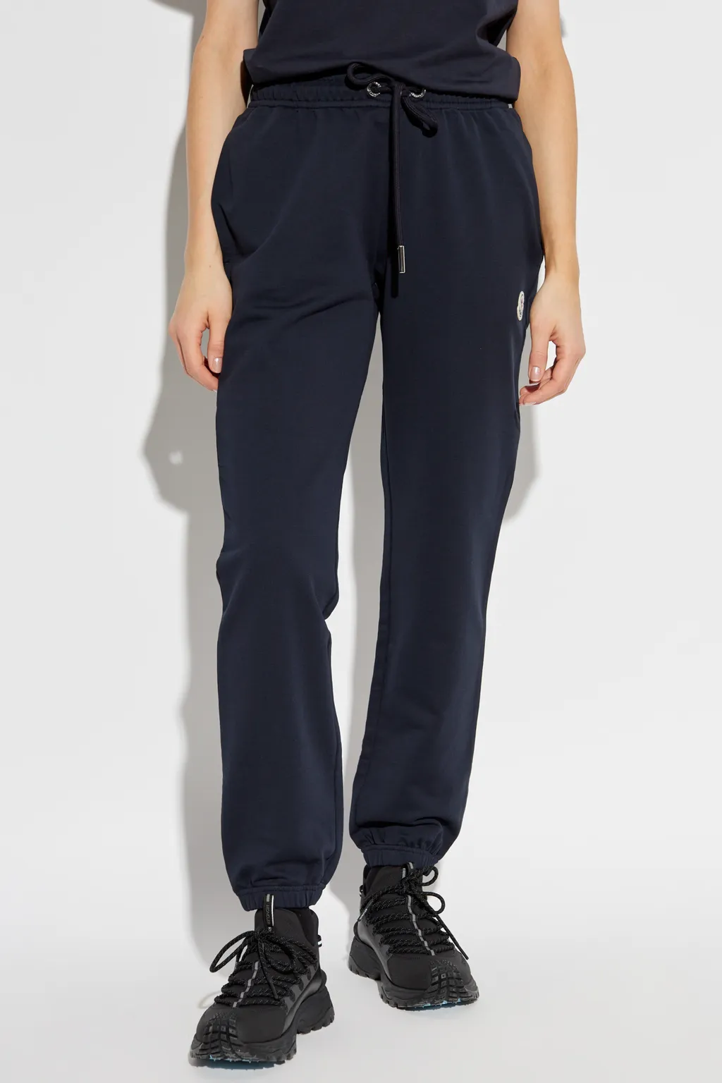 Moncler Logo Patch Drawstring Sweatpants