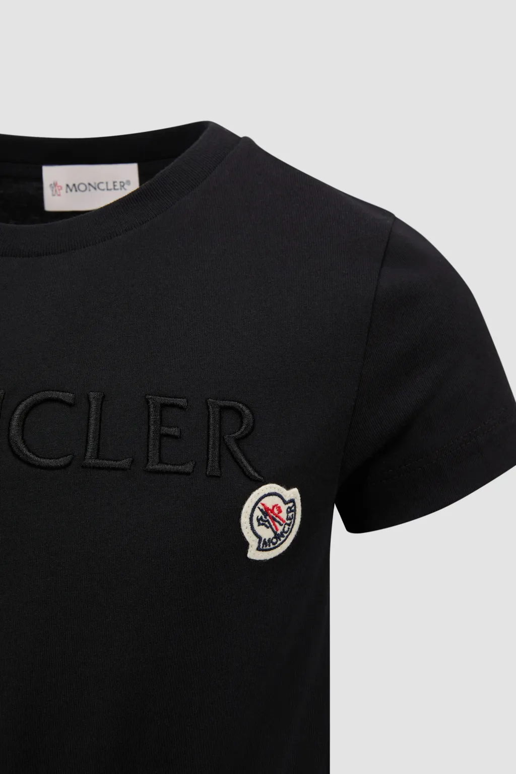 Moncler Enfant Logo Embroidered T-Shirt
