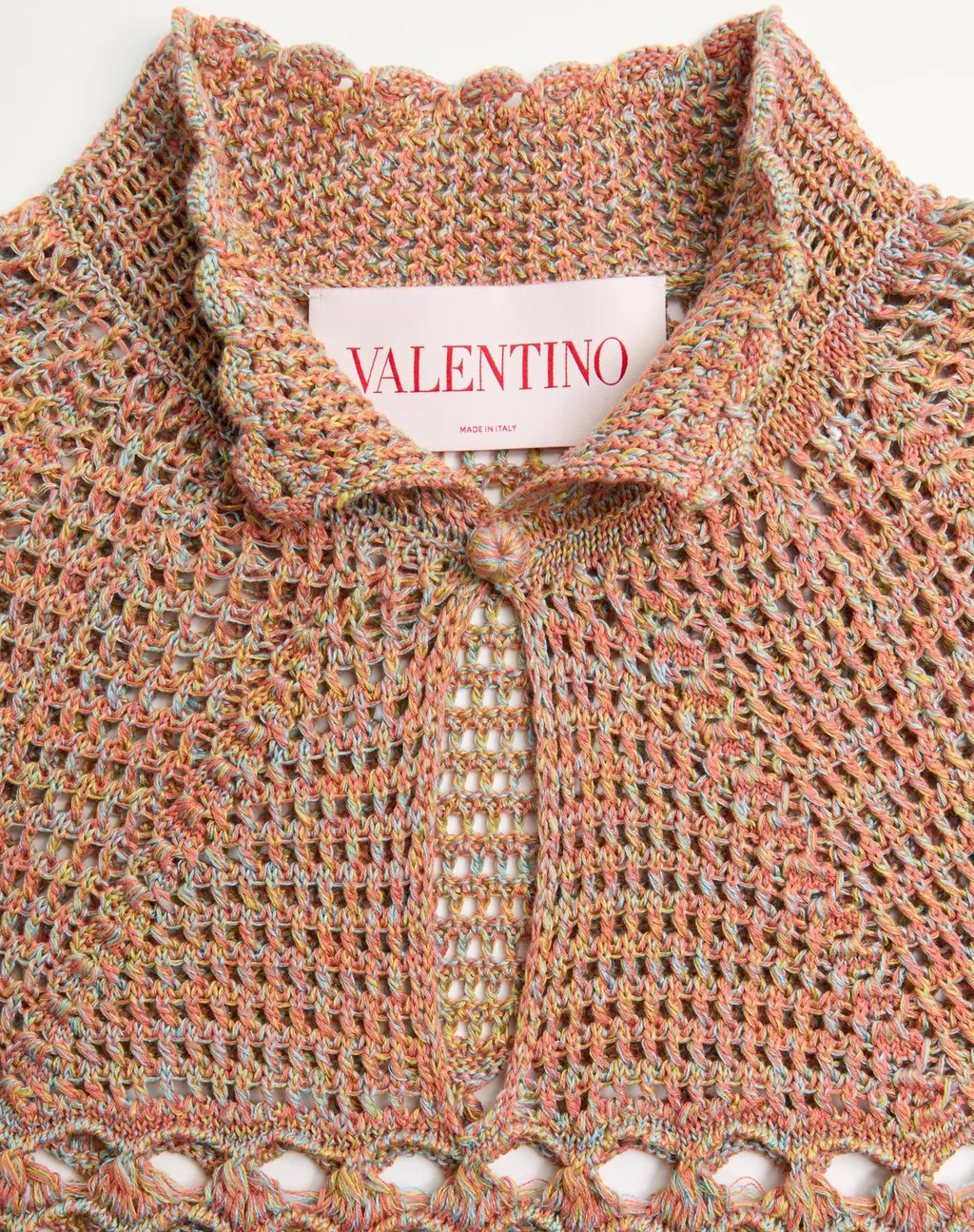 Valentino Crochet High Neck Jumper