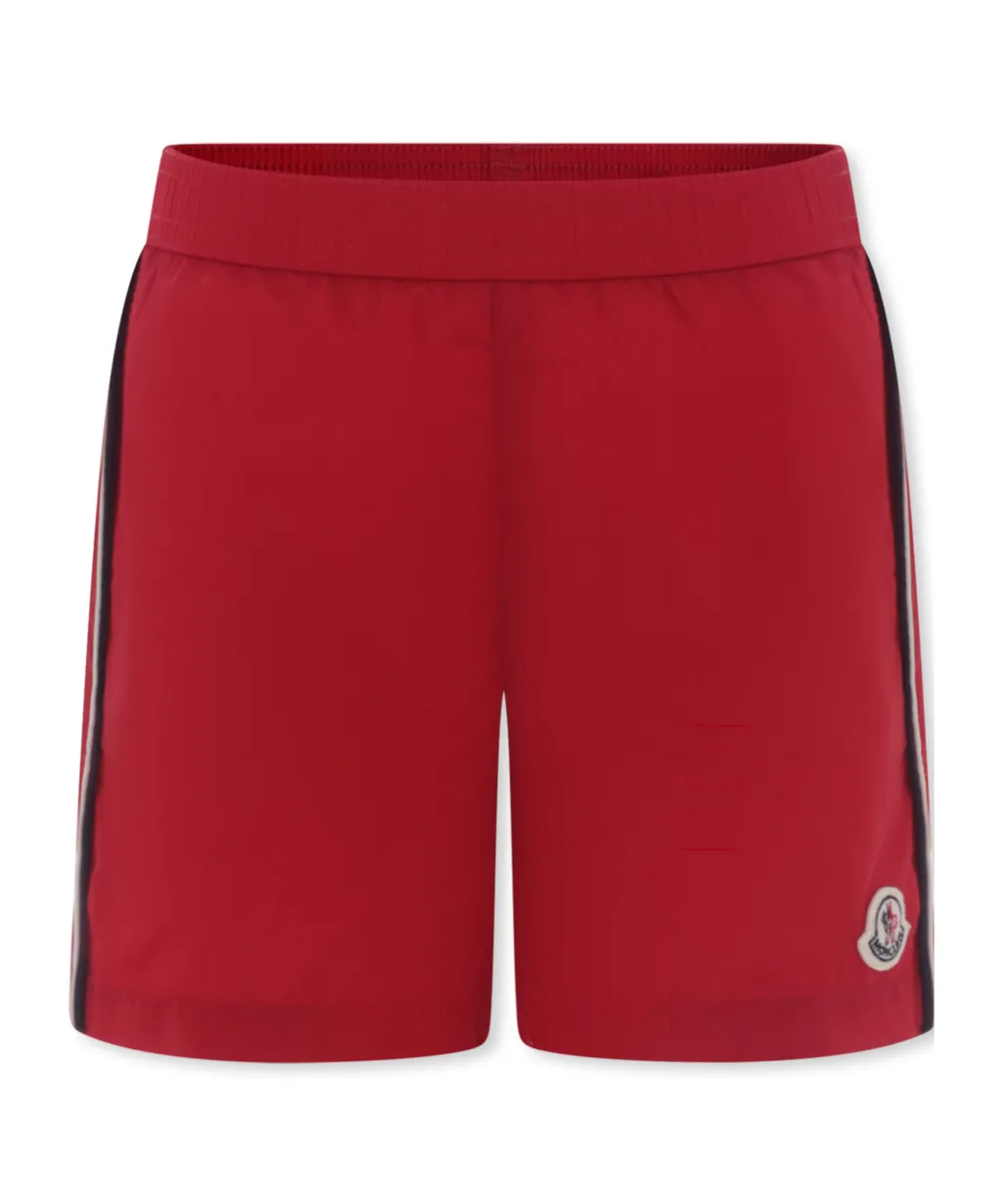 Moncler Enfant Bicolour Trim Swim Shorts
