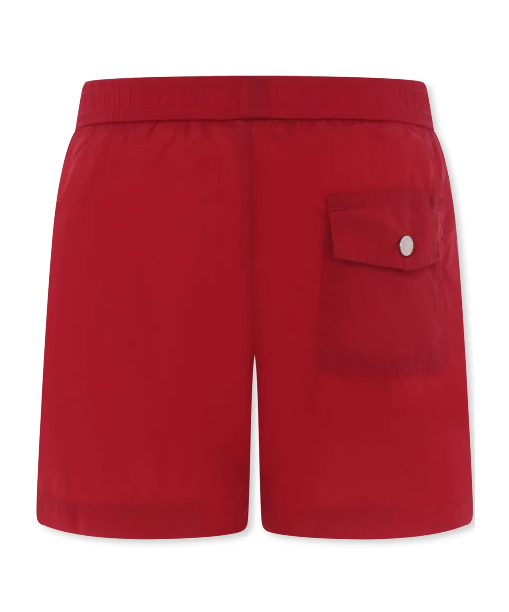 Moncler Enfant Bicolour Trim Swim Shorts