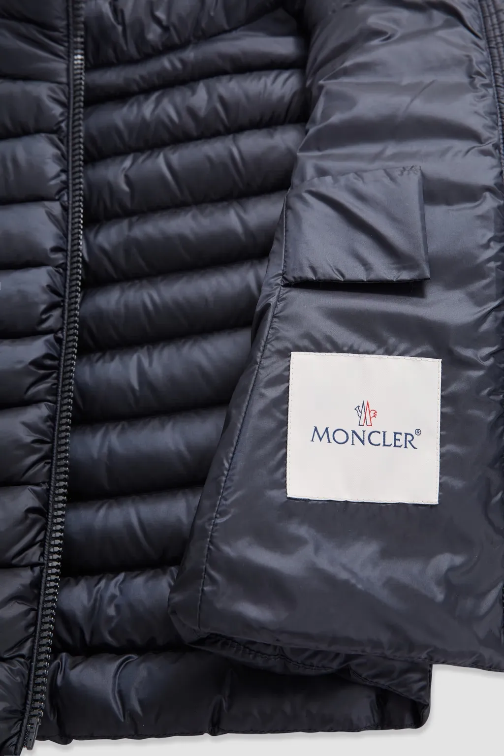 Moncler Enfant Logo Patch Quilted Down Jacket