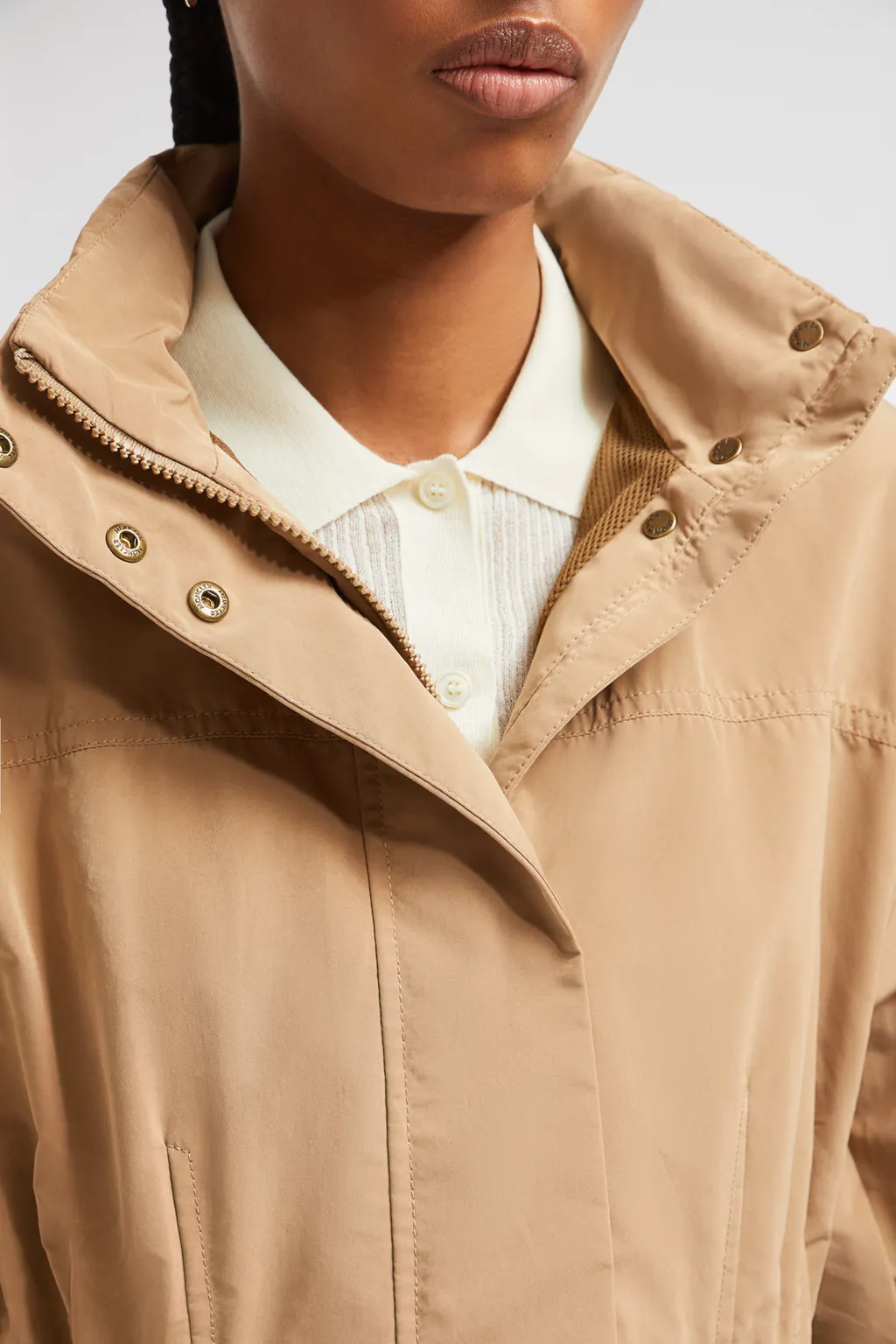 Moncler Nades High-Neck Parka