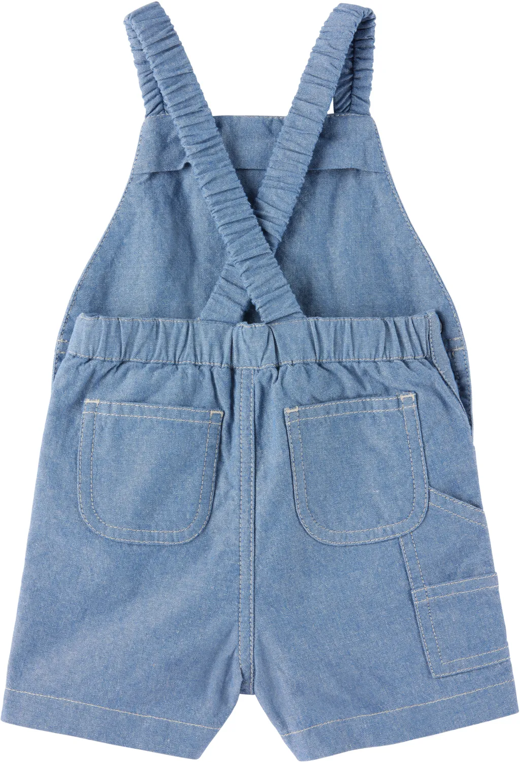 Cotton Chambray Overalls