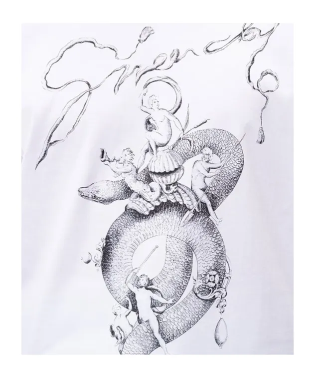 Givenchy Snake Printed Crewneck T-Shirt
