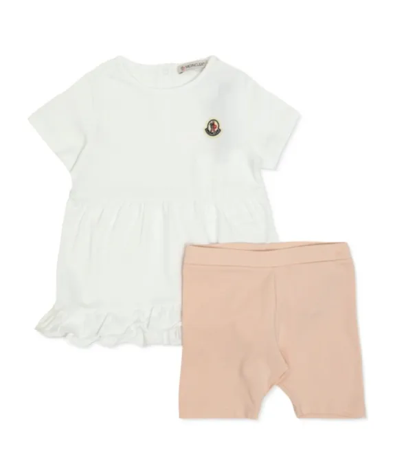 Moncler Enfant Logo Patch Dress Suit