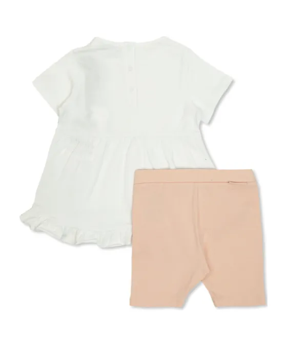 Moncler Enfant Logo Patch Dress Suit