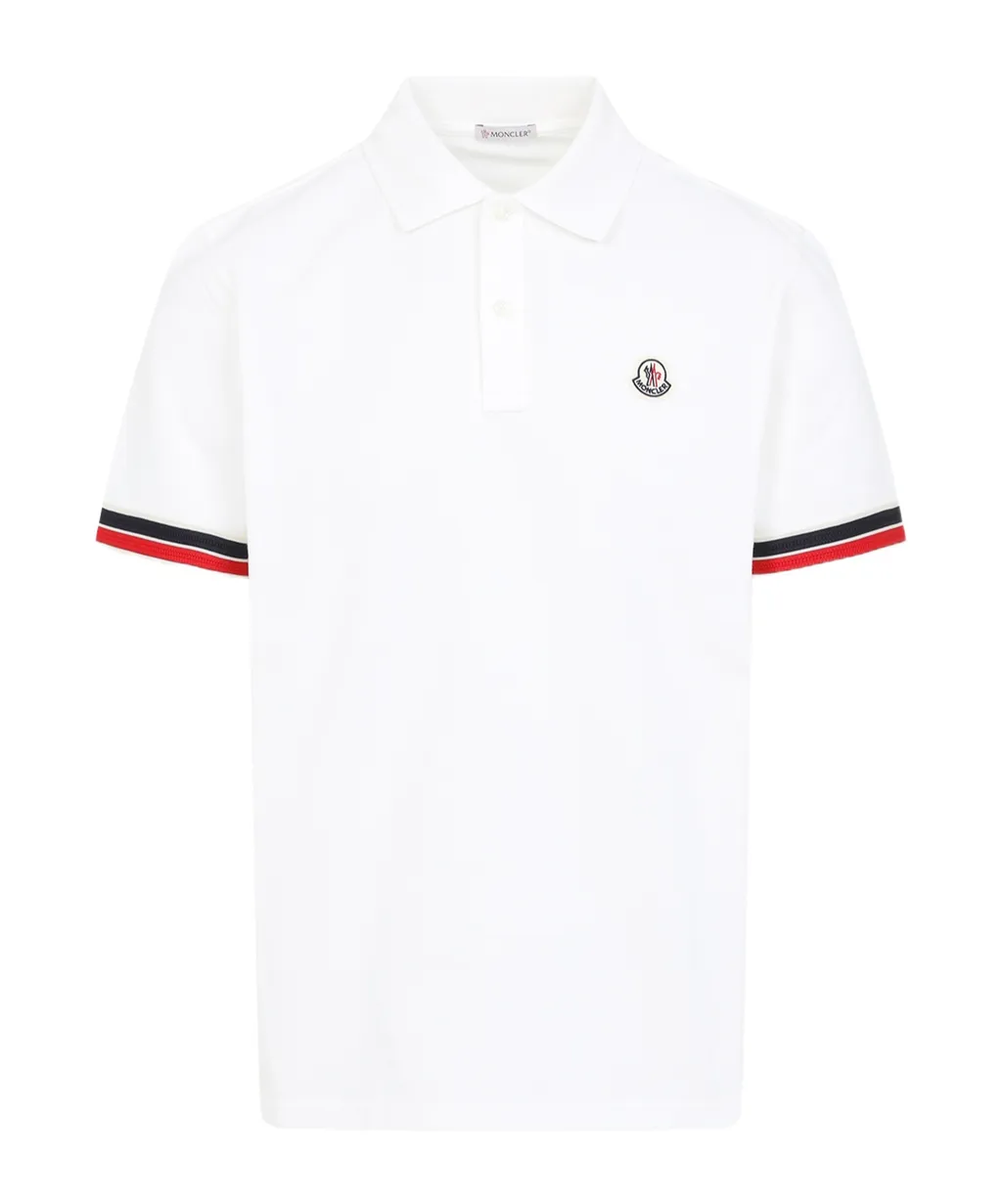 Moncler Logo Patch Short Sleeved Polo Shirt