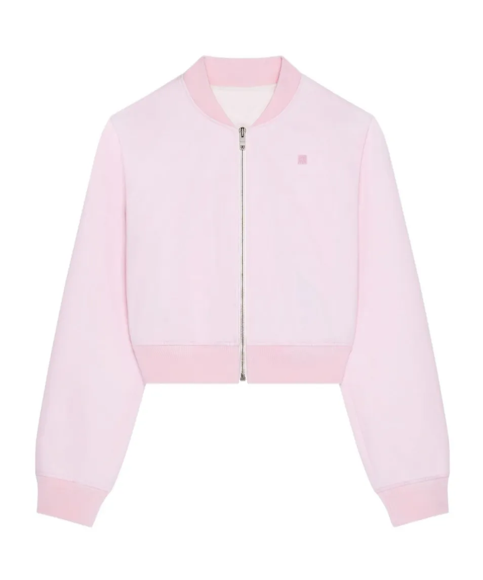 Givenchy 4G Embroidered Zipped Bomber Jacket
