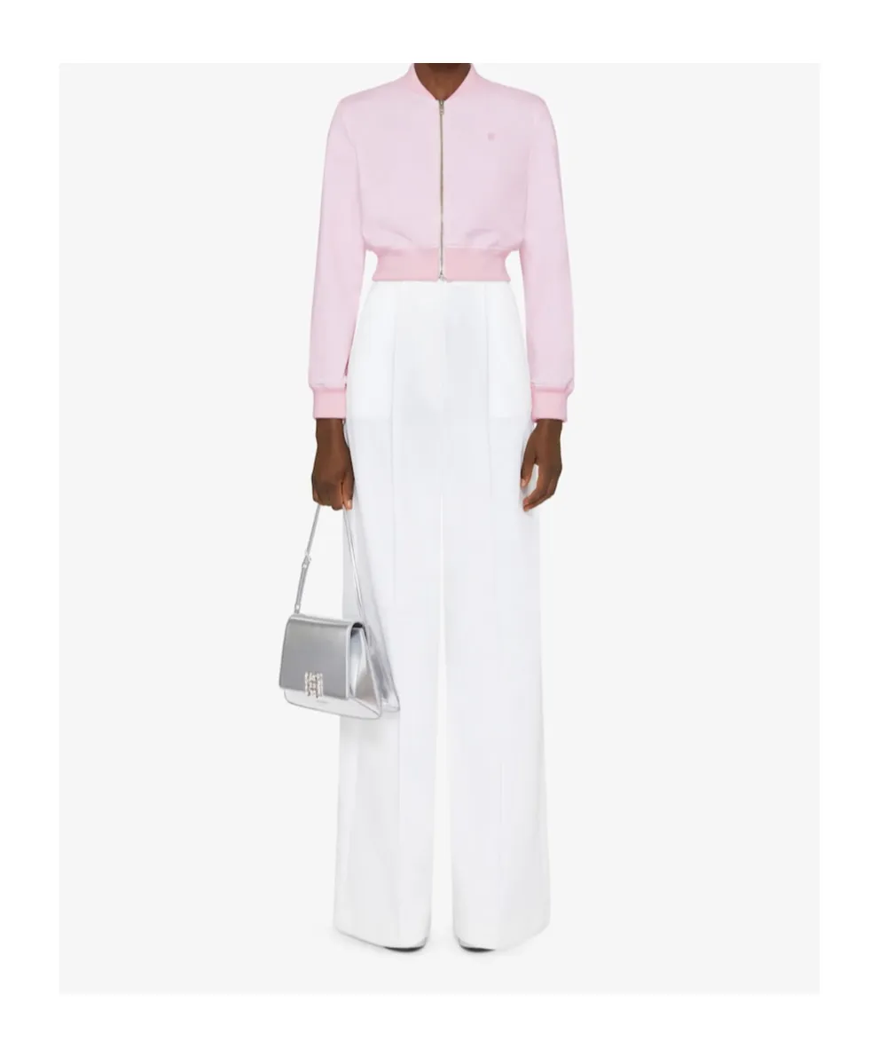 Givenchy 4G Embroidered Zipped Bomber Jacket
