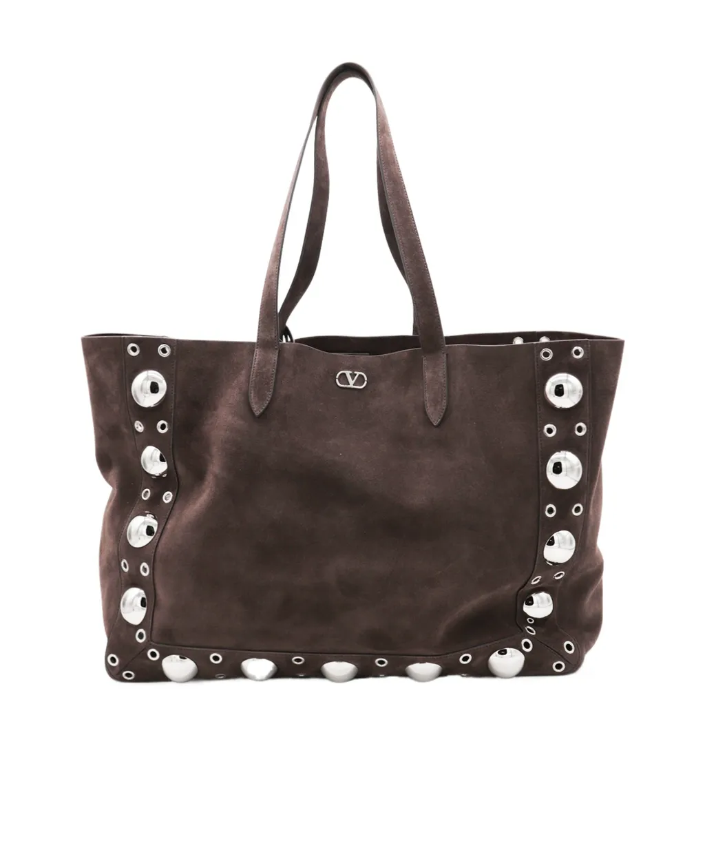 Valentino Vlogo Plaque Top Handle Bag