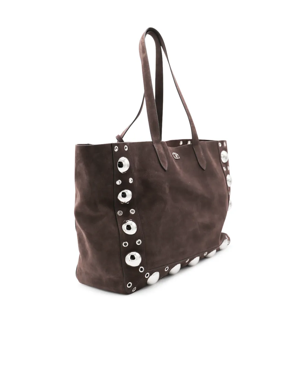 Valentino Vlogo Plaque Top Handle Bag