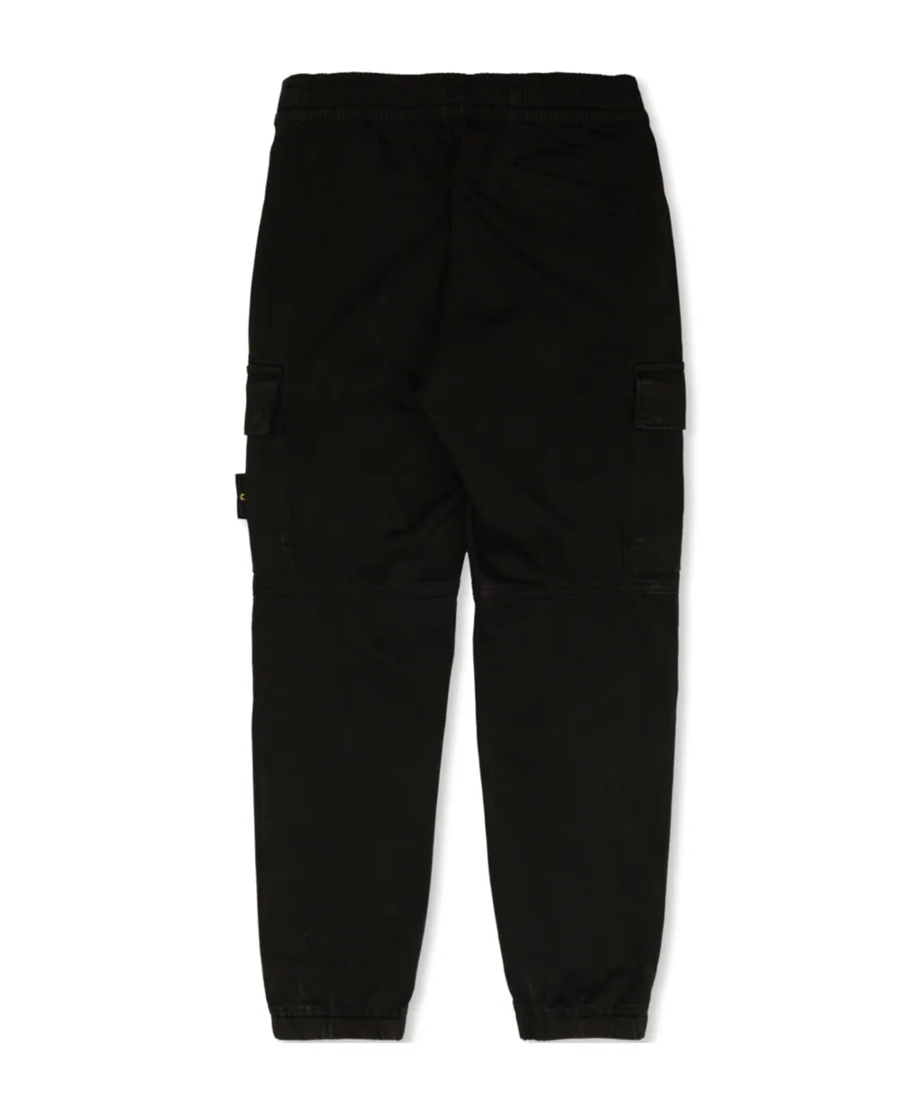 Stone Island Junior Logo-Patch Trousers