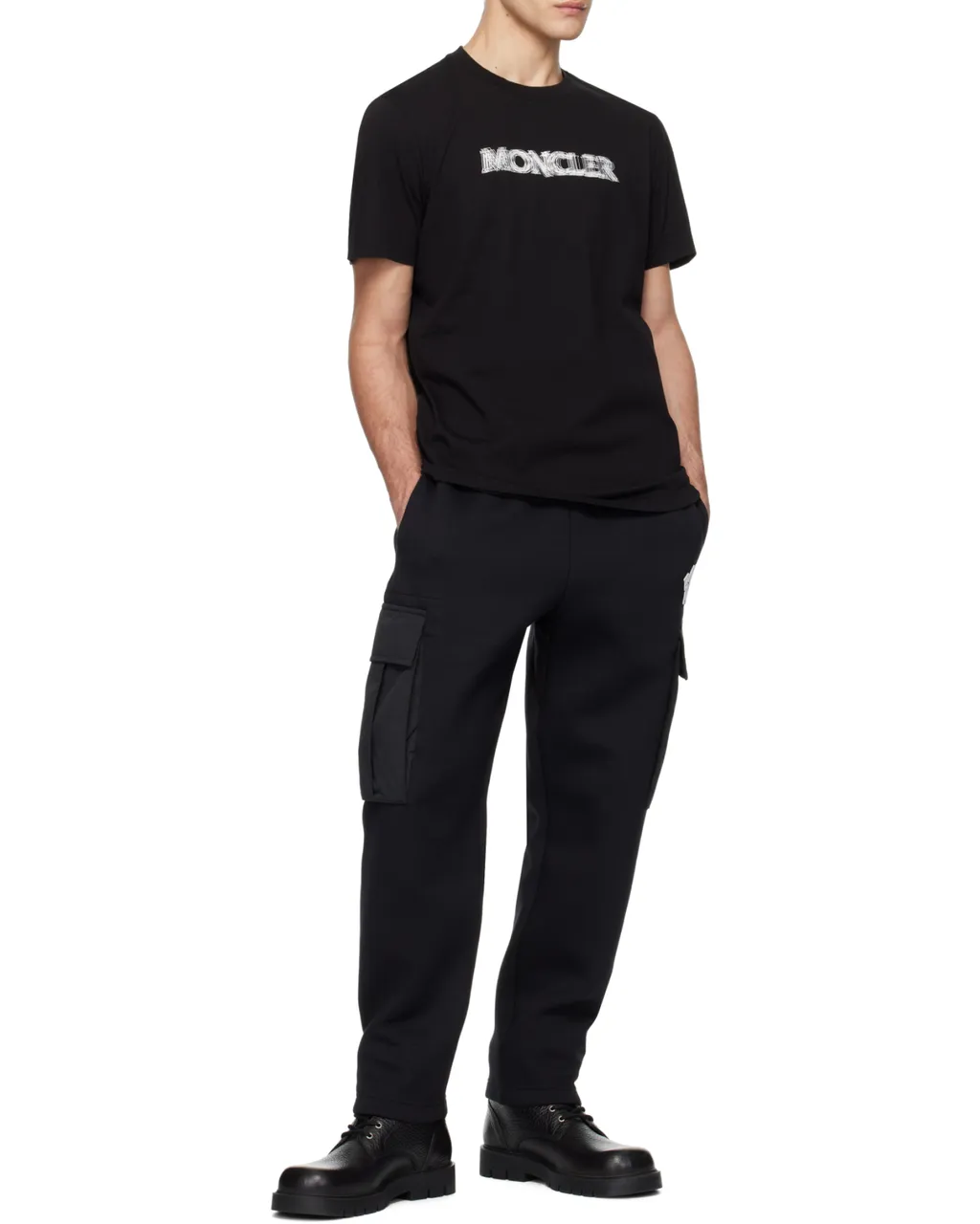 Moncler Logo Printed Crewneck T-Shirt