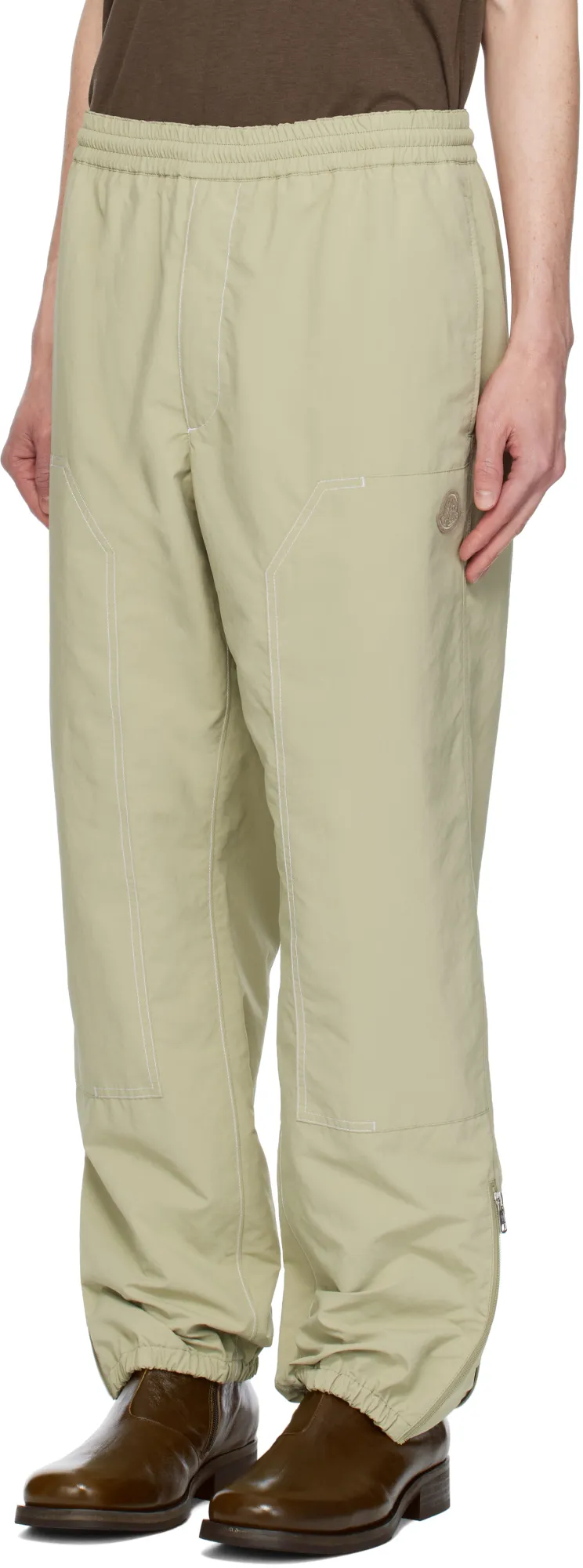 Embroidered Logo Patch Jogging Pants