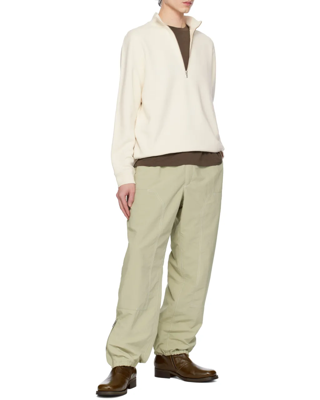 Embroidered Logo Patch Jogging Pants