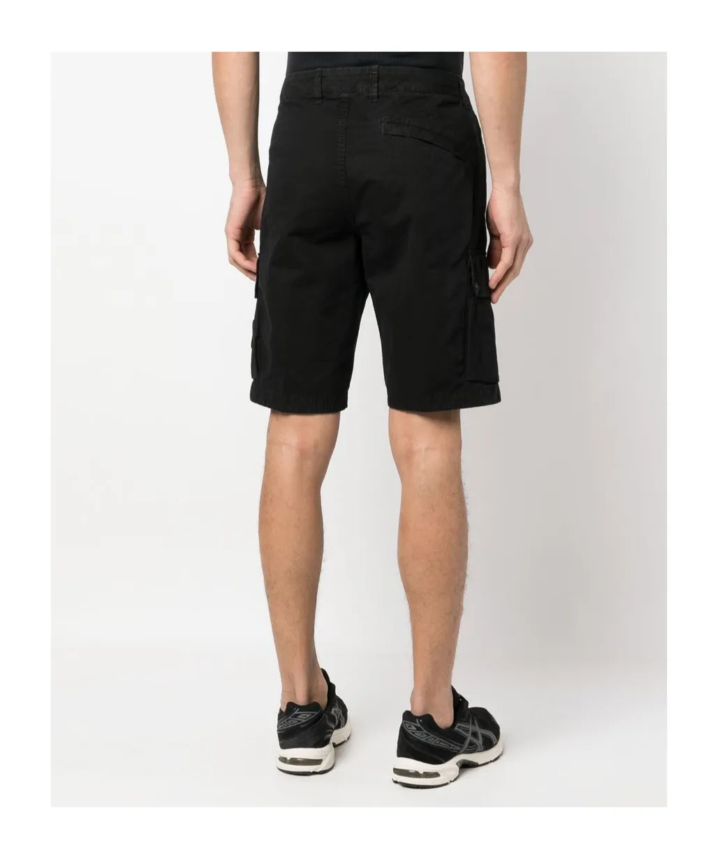 Stone Island Compass Patch Bermuda Shorts