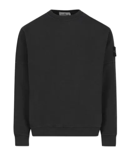 Stone Island Logo Patch Crewneck Sweatshirt