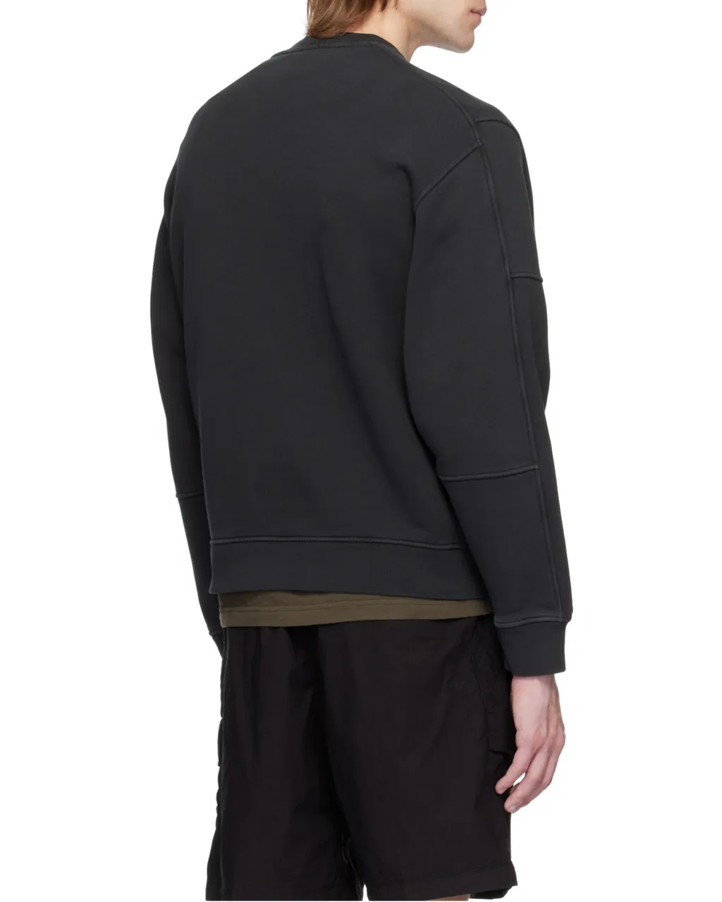 Stone Island Logo Patch Crewneck Sweatshirt