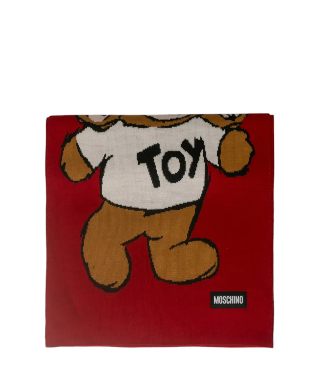 Teddy Bear Pattern Scarf