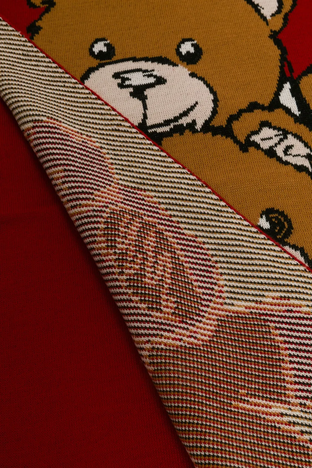 Teddy Bear Pattern Scarf