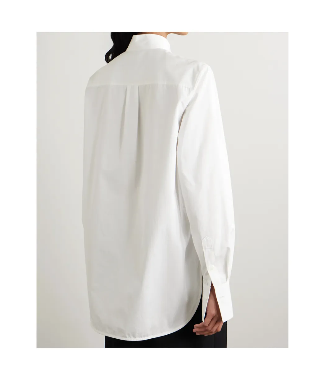 TotÊMe Curved Hem Buttoned Shirt