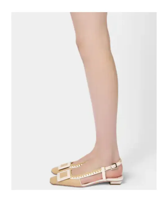 Roger Vivier Square-Toe Slingback Pumps