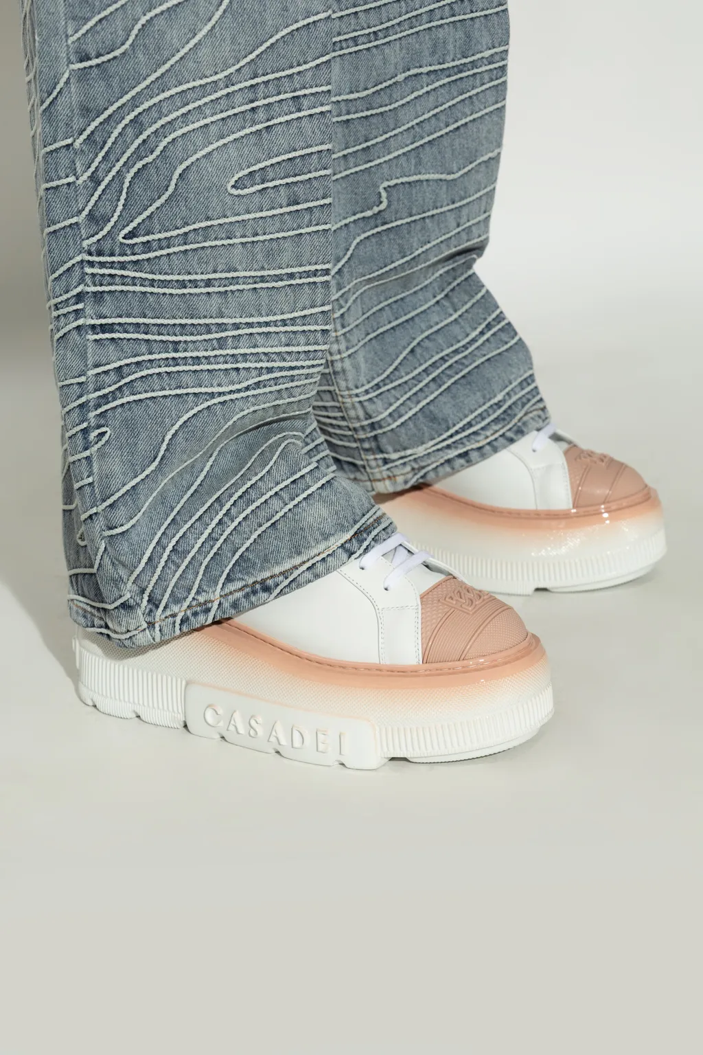 Casadei Nexus Toe Cap Sneakers