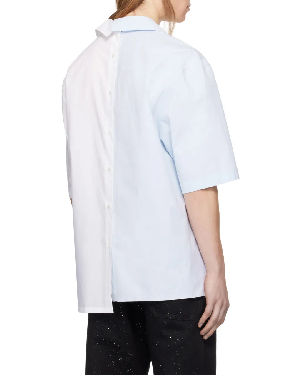 Lanvin Two-Toned Short-Sleeved Shirt