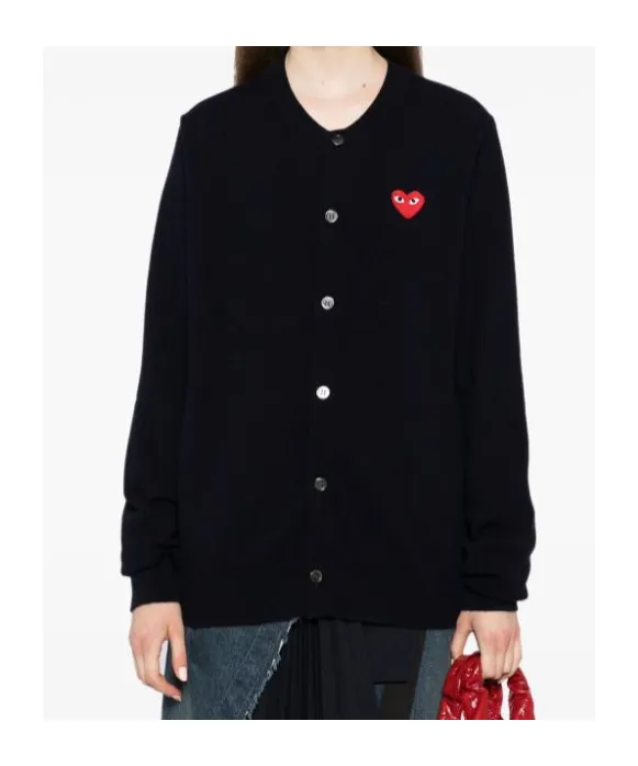 Long-Sleeved Knitted Cardigan