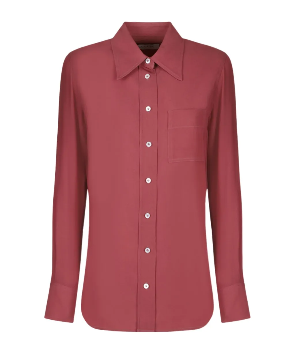 Lanvin Long Sleeved Buttoned Shirt