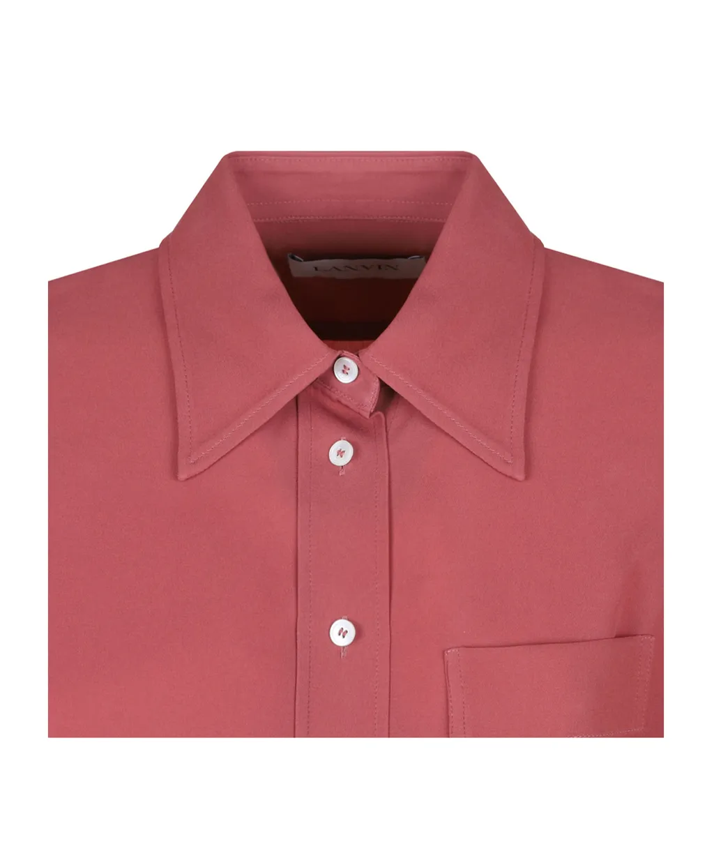 Lanvin Long Sleeved Buttoned Shirt