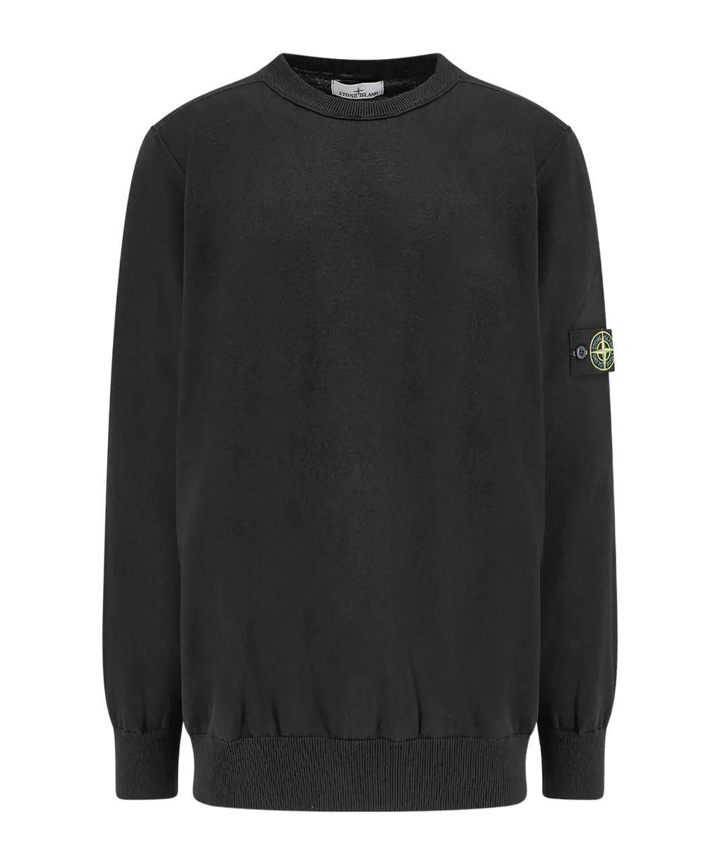 Stone Island Compass Patch Crewneck Jumper
