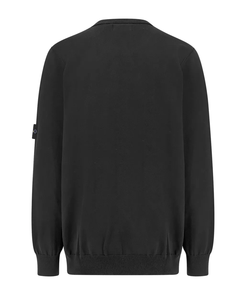 Stone Island Compass Patch Crewneck Jumper