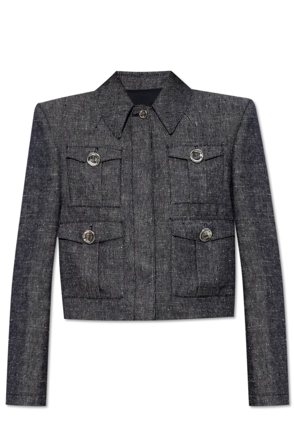Givenchy 4G Buttoned Cropped Jacket