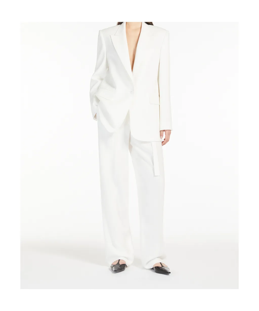 Max Mara Studio Neottia Belted Wide Leg Trousers