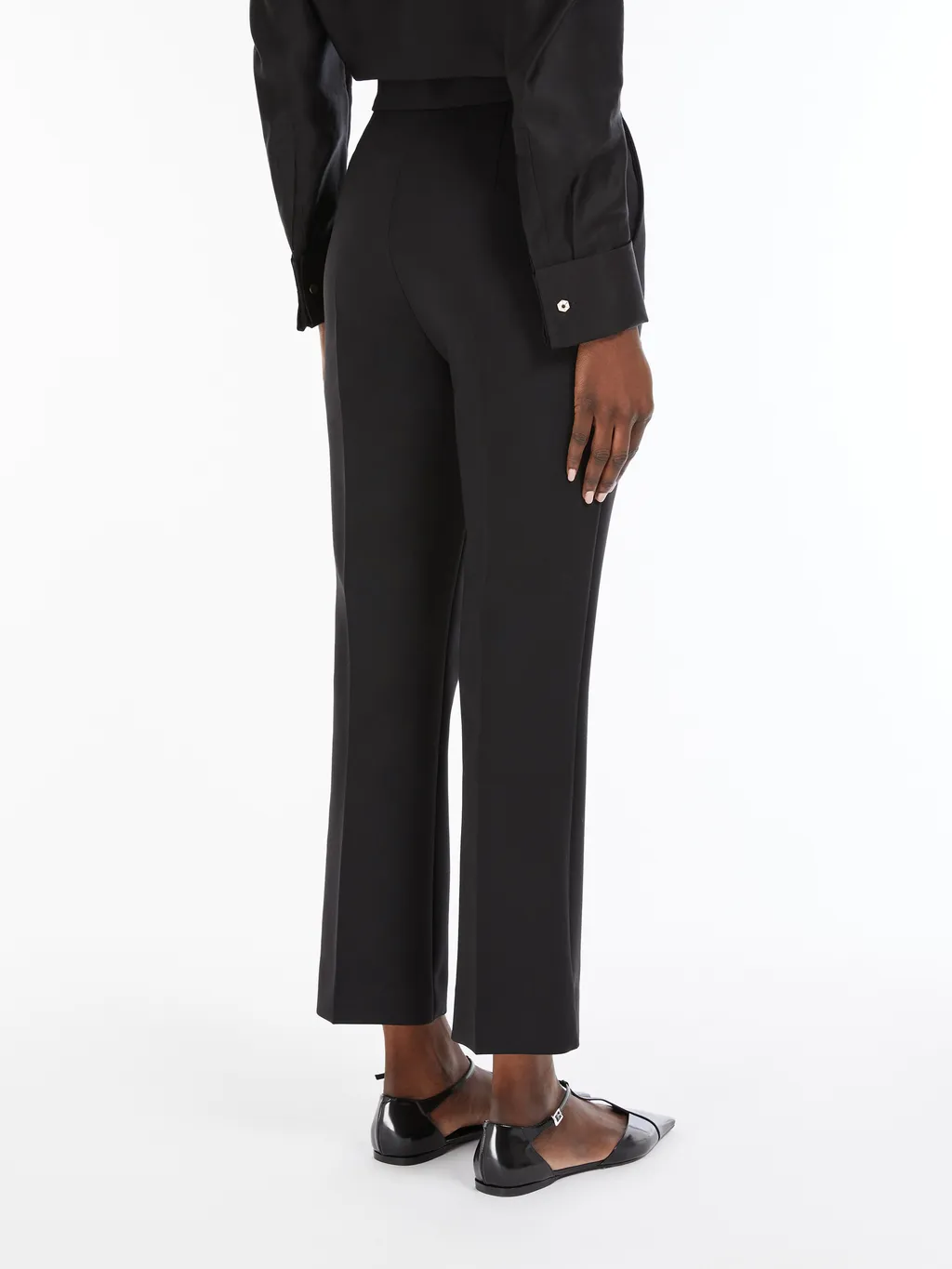 Max Mara Pleat Detailed Cropped Trousers