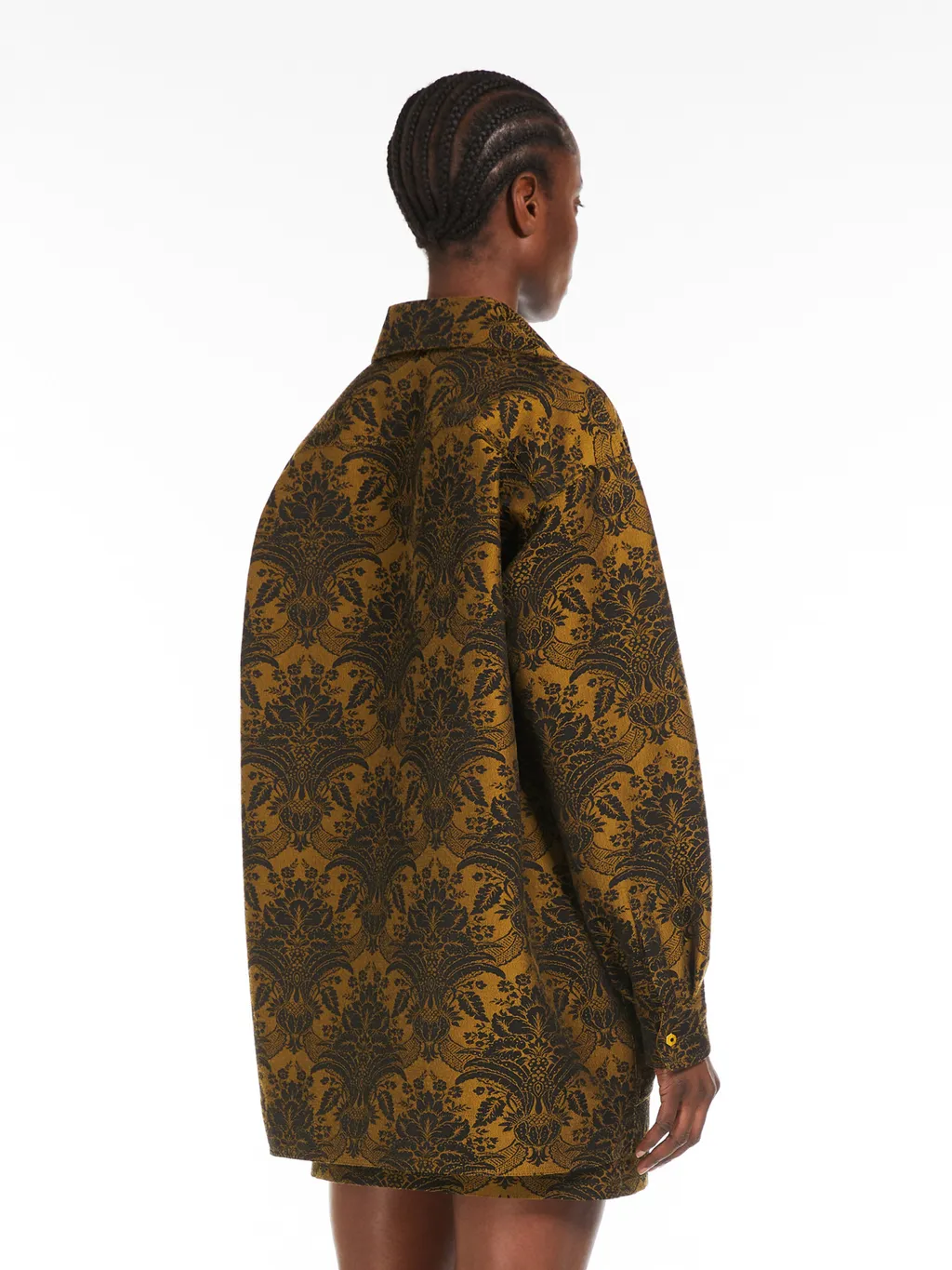 Max Mara Anemone All-Over Patterned V-Neck Top