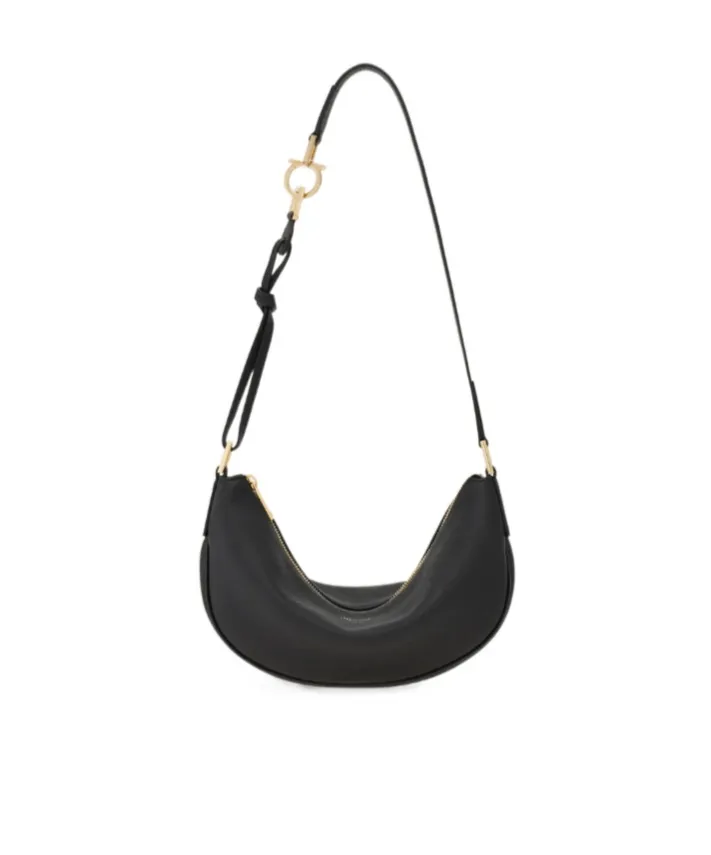 Zippered Shoulder Bag