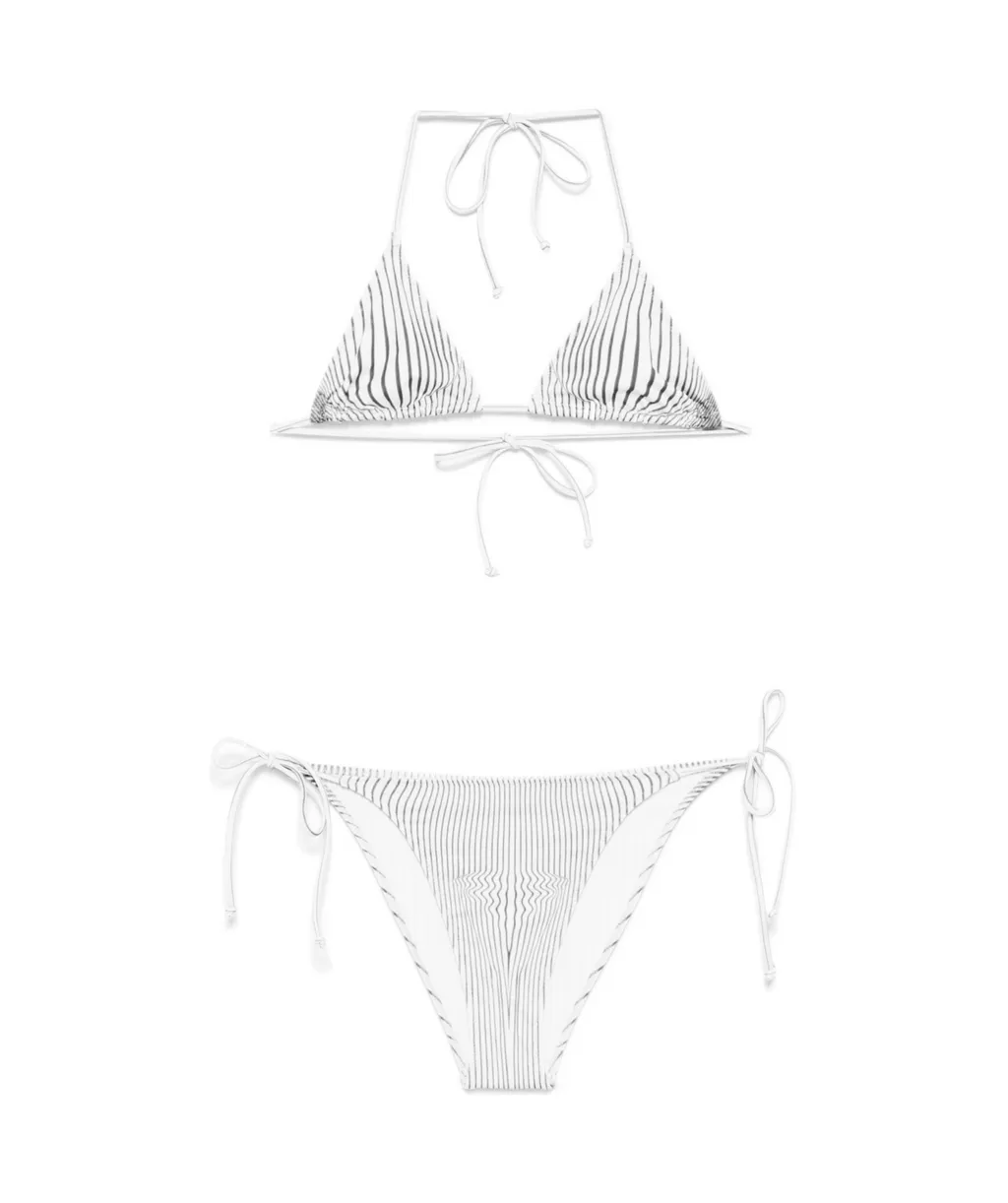 Striped Bikini Suit