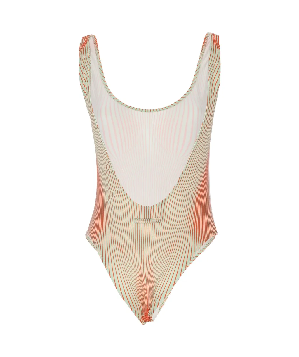 Jean Paul Gaultier The Pinstripe Body Morphing Swimsuit