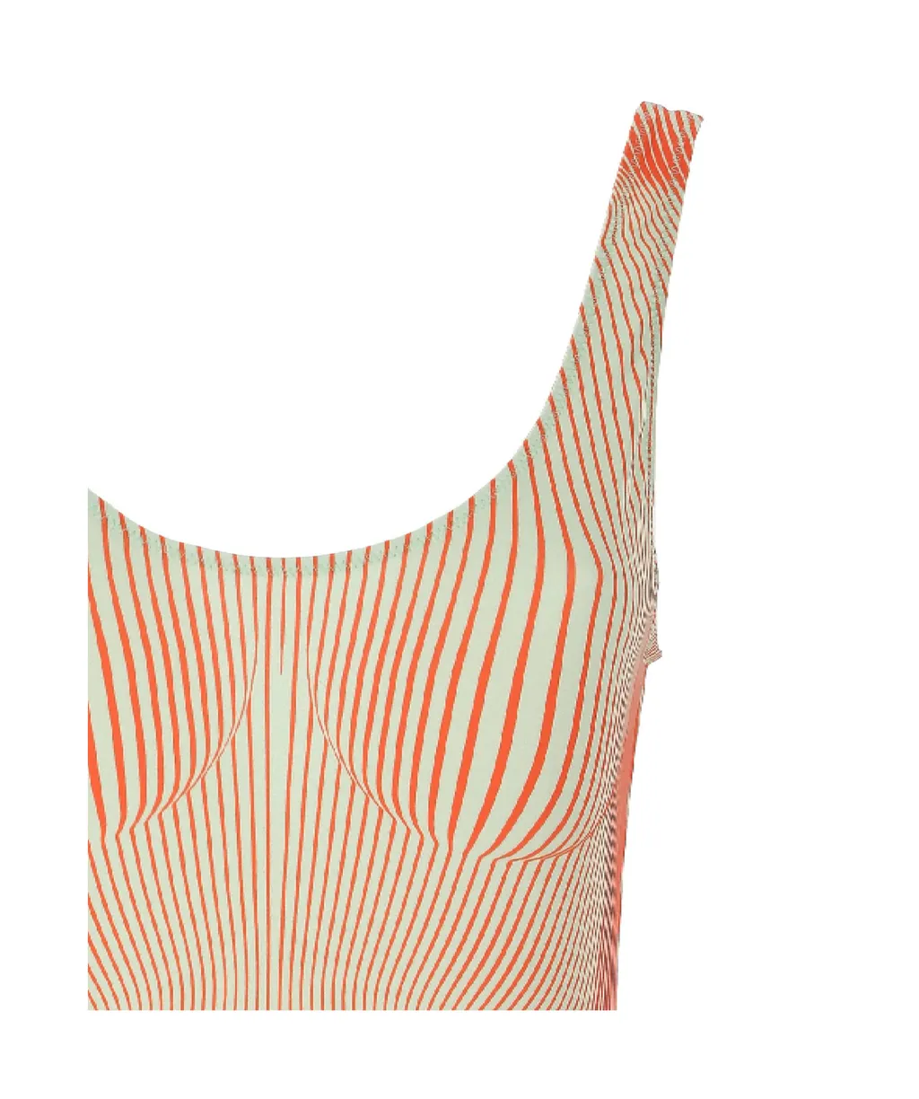 Jean Paul Gaultier The Pinstripe Body Morphing Swimsuit