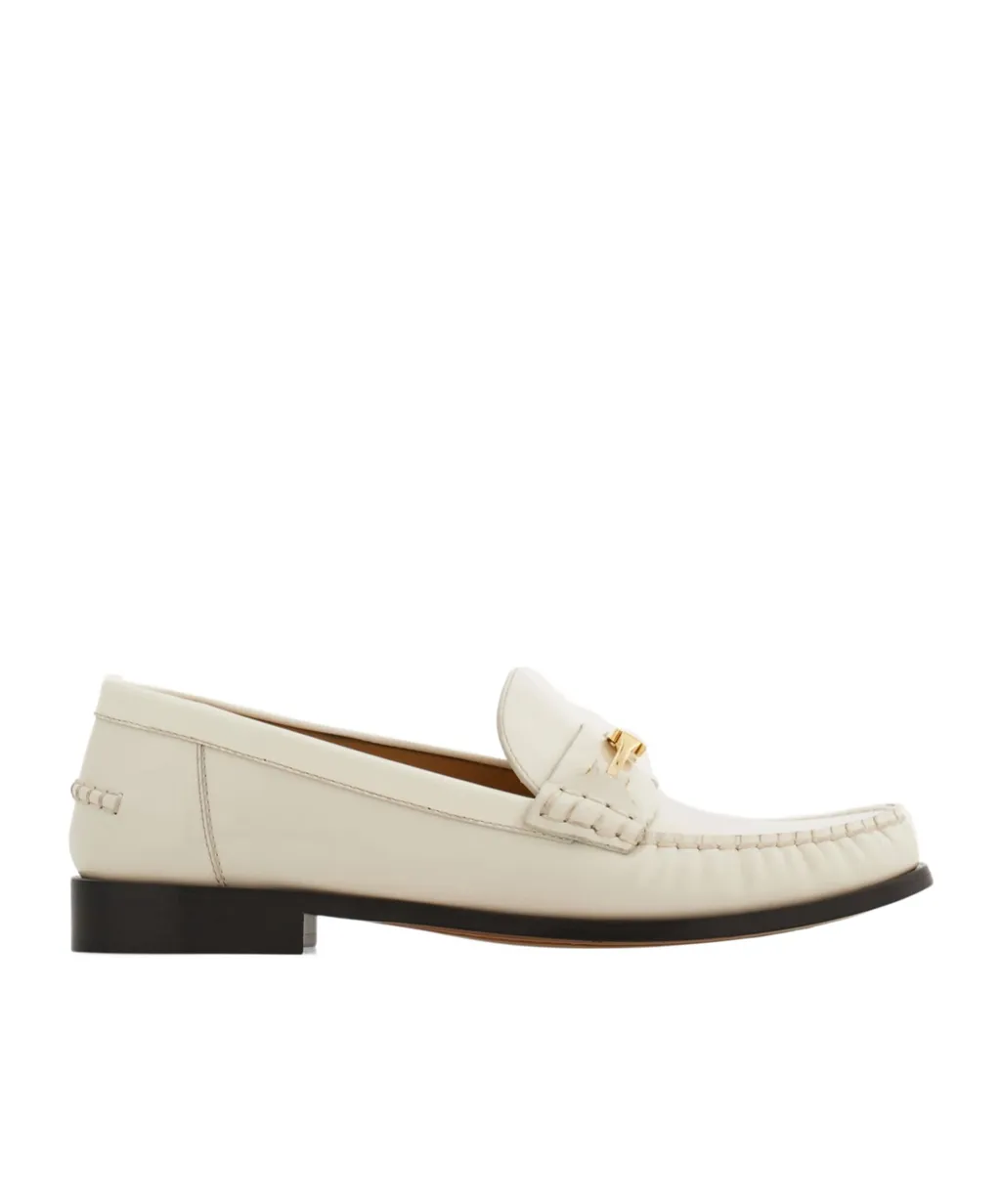 Ferragamo New Vara Almond-Toe Loafers