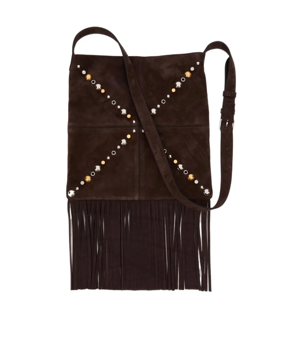 Valentino	NellcÔTe Fringed Edge Crossbody Bag